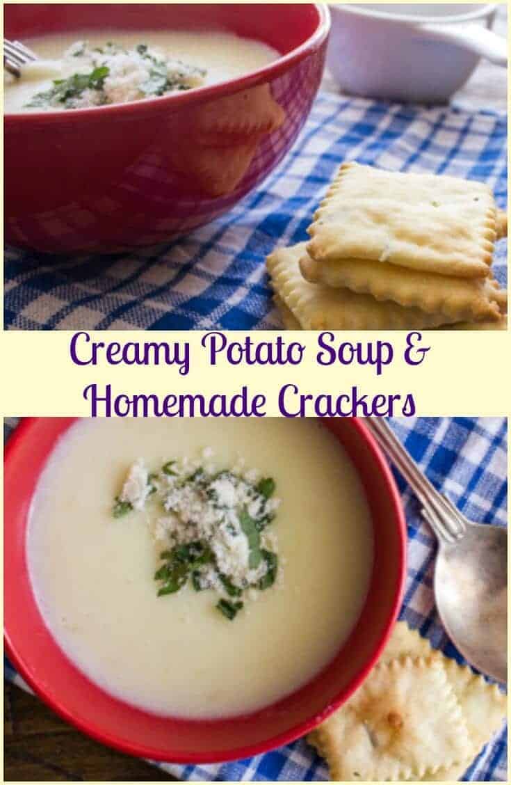 Creamy Potato Soup, an easy, creamy made with milk Homemade Potato soup recipe. The perfect comfort food, kids will love it. Delicious.
