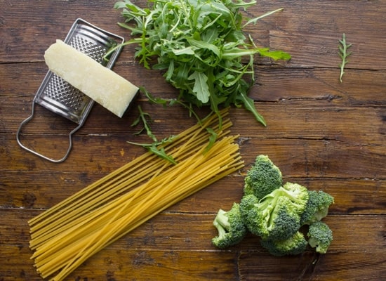 Spaghetti Broccoli Arugula and Pecorino, a delicious Italian Pasta recipe, fast, easy and healthy. A delicious combination. 