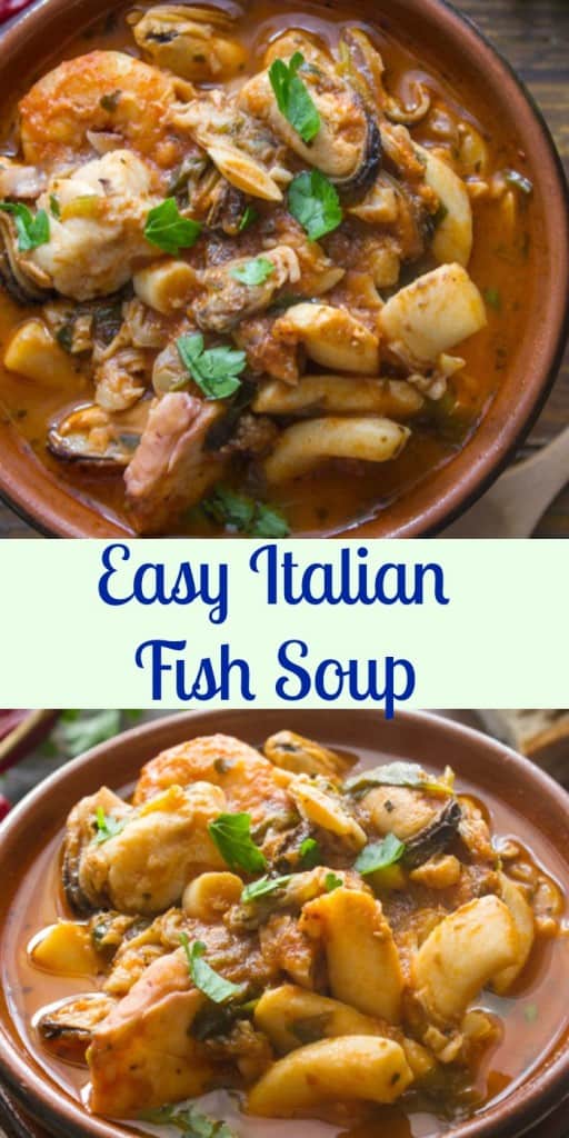 Easy Homemade Italian Fish Soup - An Italian in my Kitchen