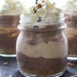 Cookies and PB Chocolate Ice Cream Parfait, creamy and delicious. The perfect summertime treat. An easy recipe, everyone will love it.