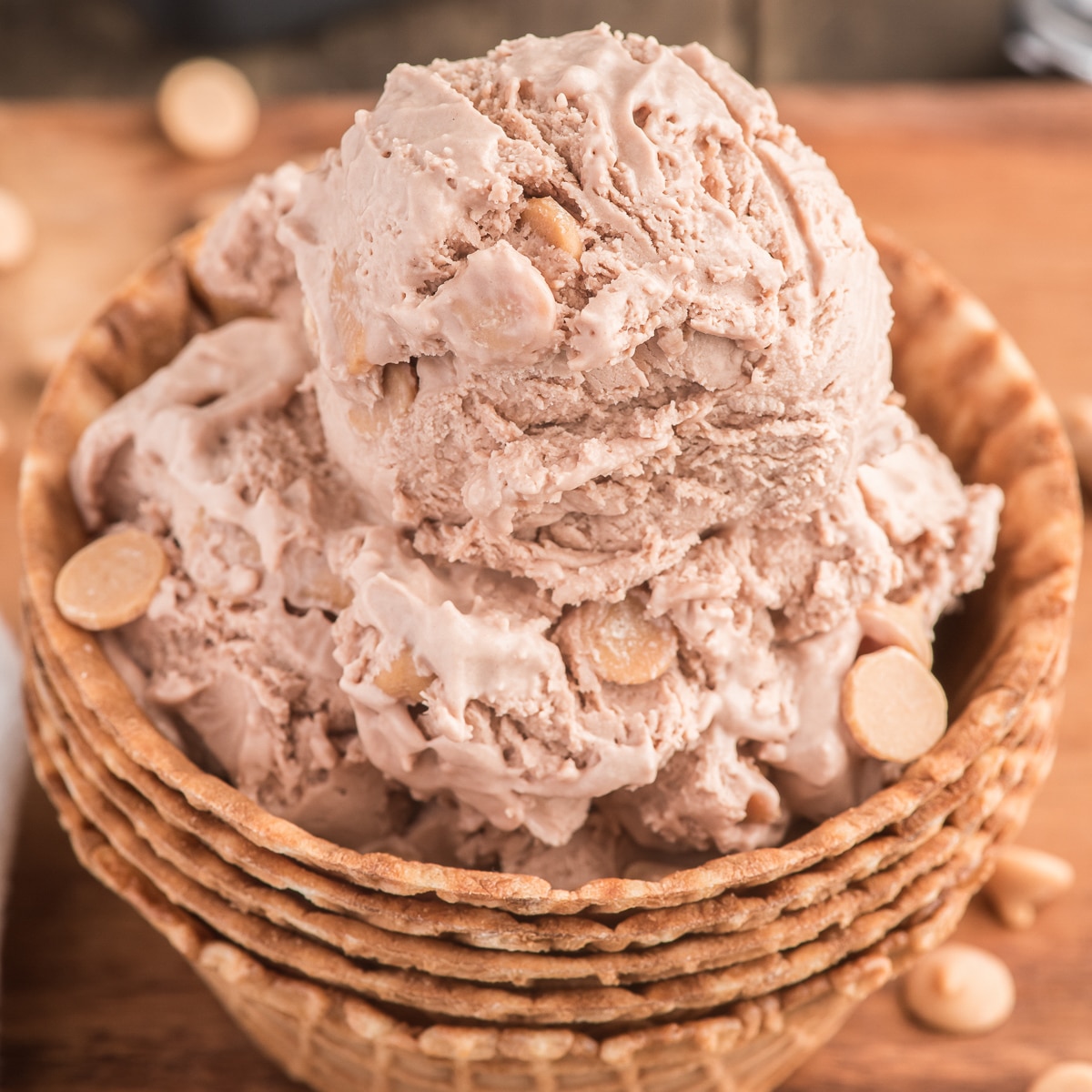 NoChurn Nutella Peanut Butter Chip Ice Cream Recipe An Italian in my