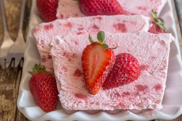 Creamy Strawberry Semifreddo Recipe - An Italian In My Kitchen