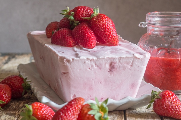 Creamy Strawberry Semifreddo - An Italian In My Kitchen