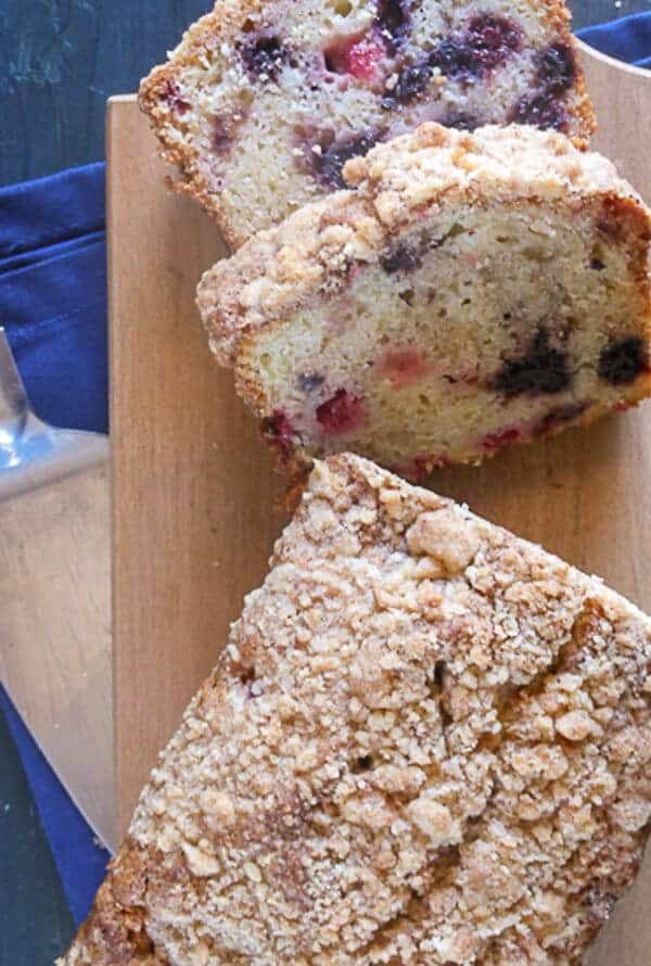 blueberry streusel loaf