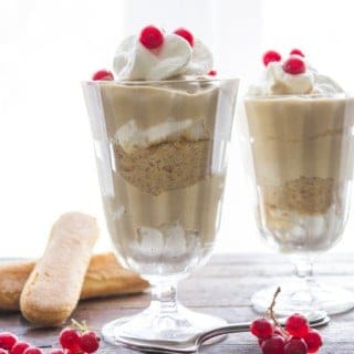 An easy and delicious Tiramisu type Parfait, Cappuccino Cookie Parfait is the perfect homemade dessert recipe.