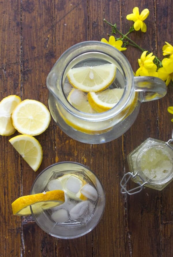 Homemade Orange Lemon Syrup Drink, a delicious refreshing easy drink recipe made from candied peel, a good for you anytime drink.