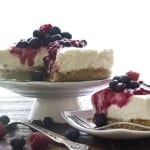 No Bake Mixed Berry Cheesecake - An Italian In My Kitchen