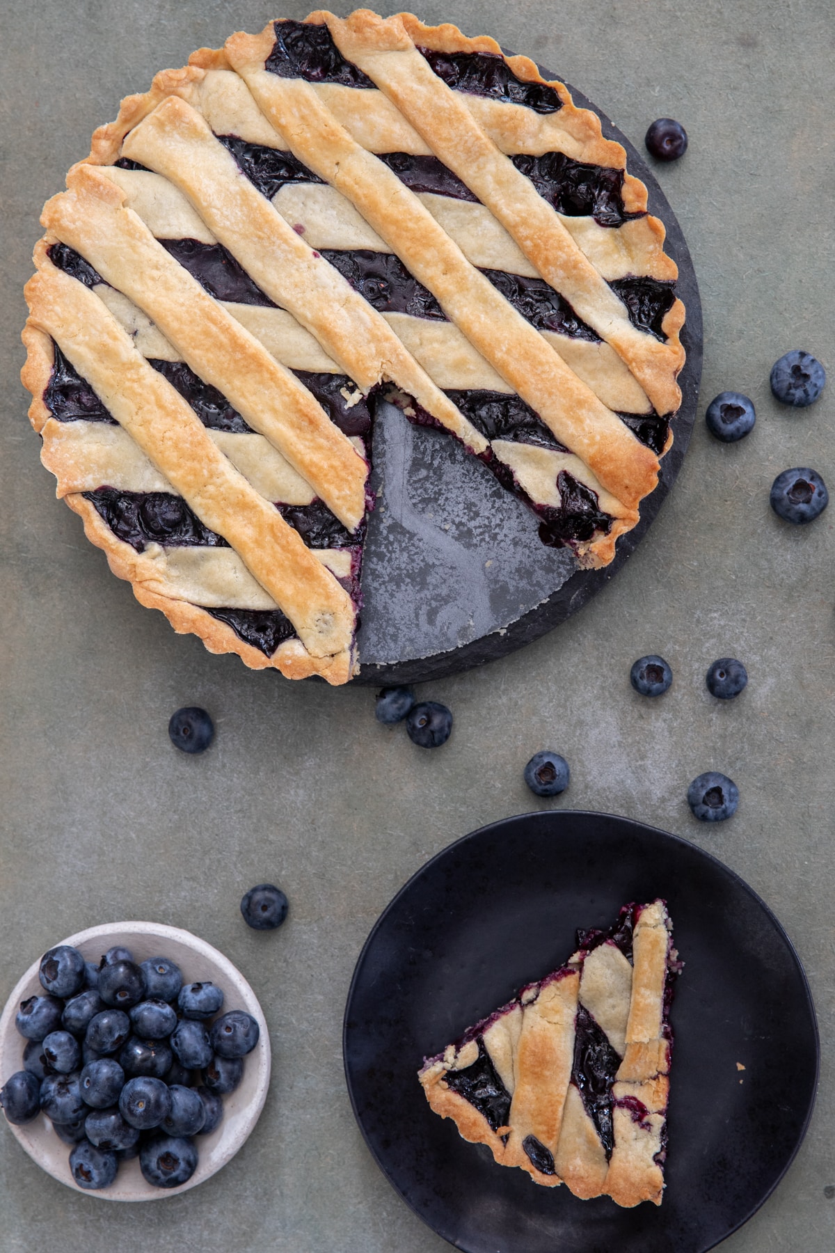 Italian Blueberry Crostata Recipe - An Italian in my Kitchen