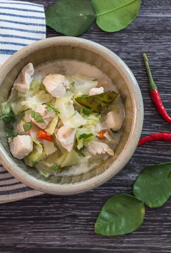 Homemade Thai Coconut Chicken Soup, is a spicy, fast and easy authentic Thai Soup Recipe, made with fresh spices, so delicious.