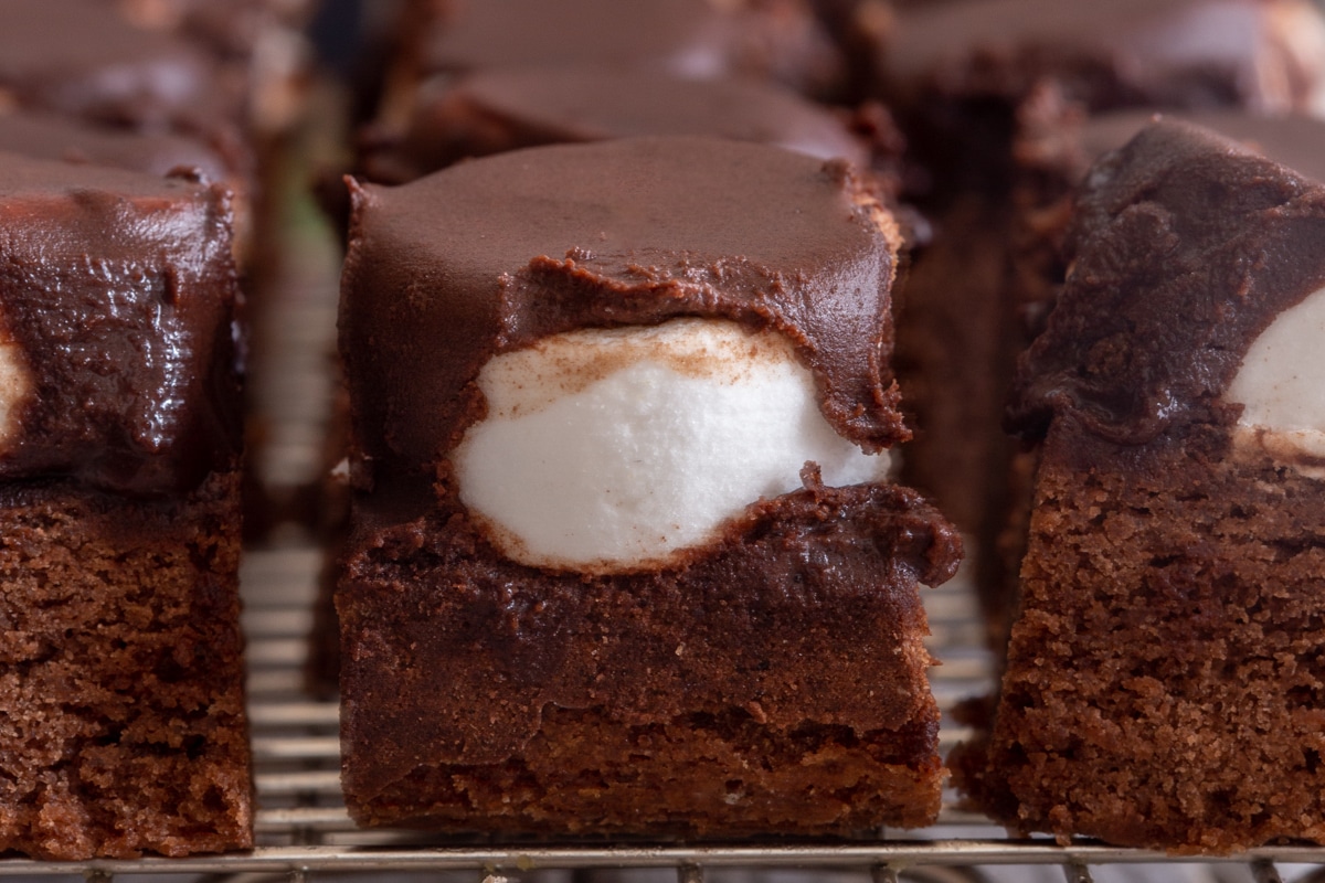 Frosted Marshmallow Fudgy Brownies An Italian in my Kitchen