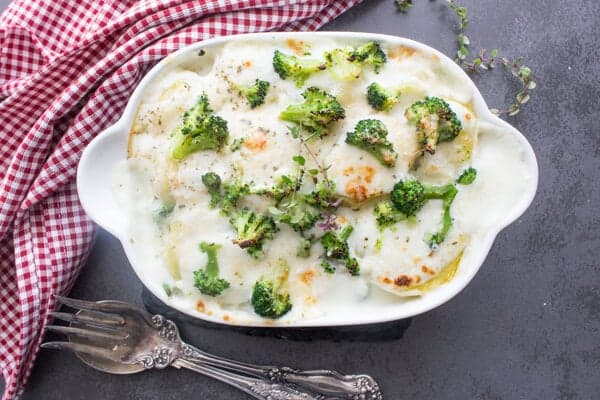 Comfort Food at it's best, Creamy Broccoli Potato Casserole a delicious Side Dish or Family meal recipe. The Perfect anytime Comfort Bake.'s best, Creamy Broccoli Potato Casserole a delicious Side Dish or Family meal recipe. The Perfect anytime Comfort Bake.