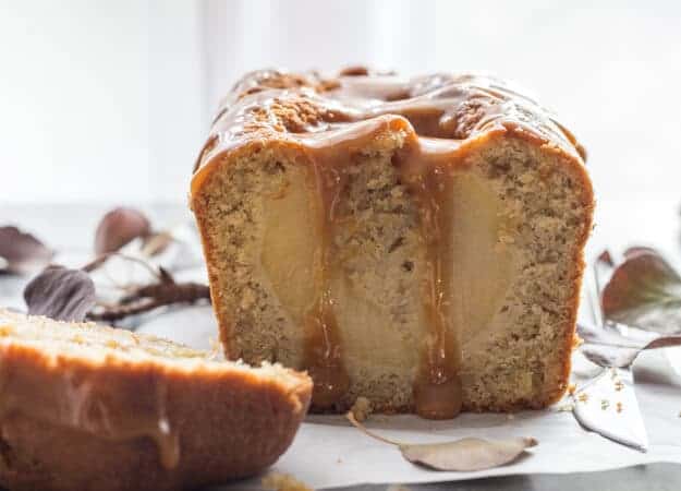 An Easy Caramel Apple Surprise Sweet Loaf makes the perfect dessert,snack or Breakfast bread, fresh Apples make this bread healthy and yummy.