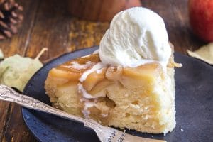 Caramel Upside Down Apple Cake Recipe - An Italian in my Kitchen