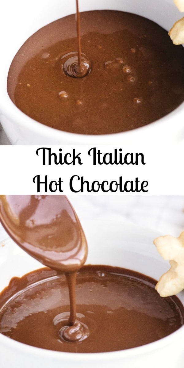 Thick Italian Hot Chocolate - An Italian in my Kitchen