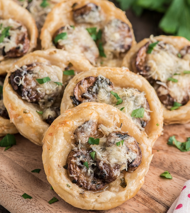 Mushroom Puff Pastry Appetizers