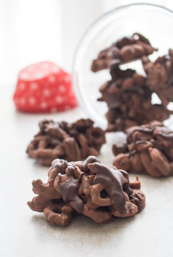 Loaded Double Chocolate Clusters Recipe - An Italian in my Kitchen