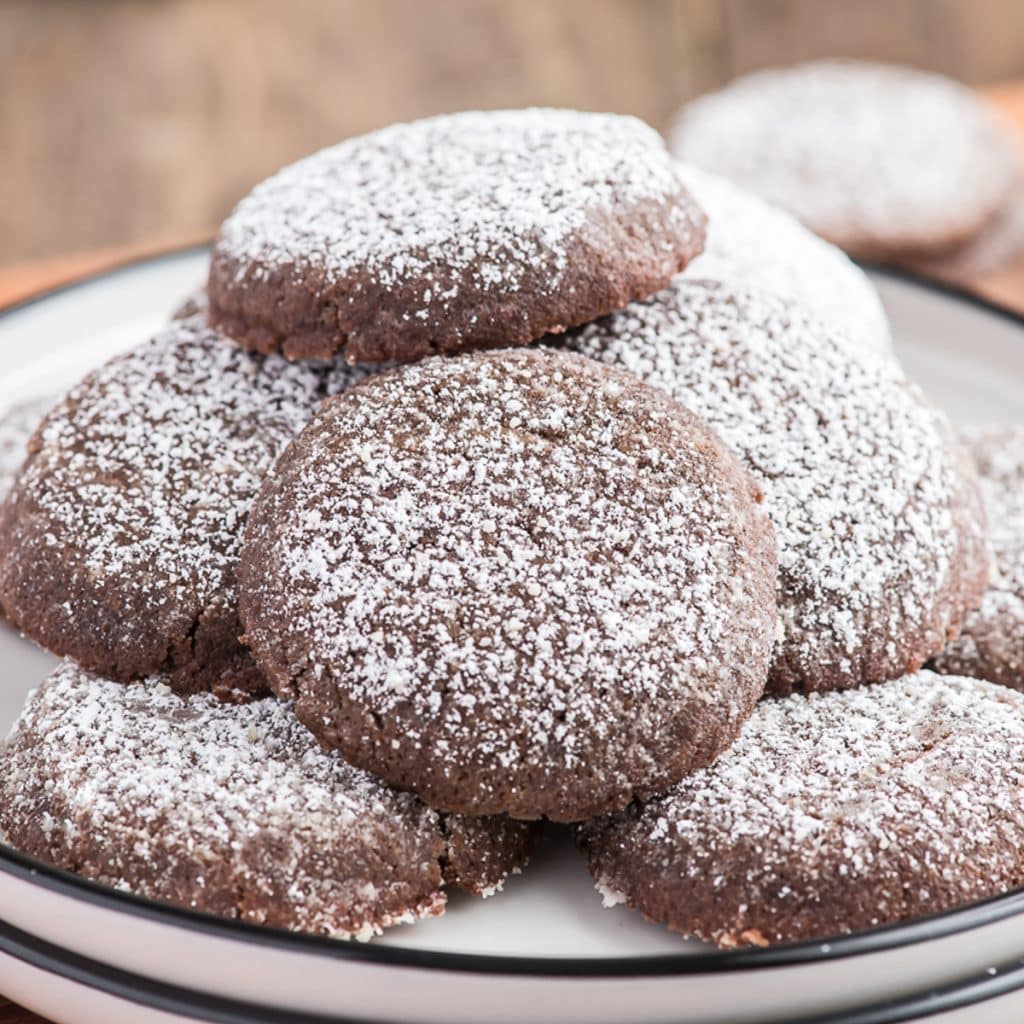 Cookies on a plate.