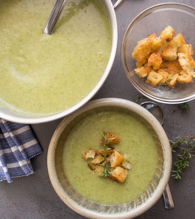 Homemade Creamy Broccoli Soup