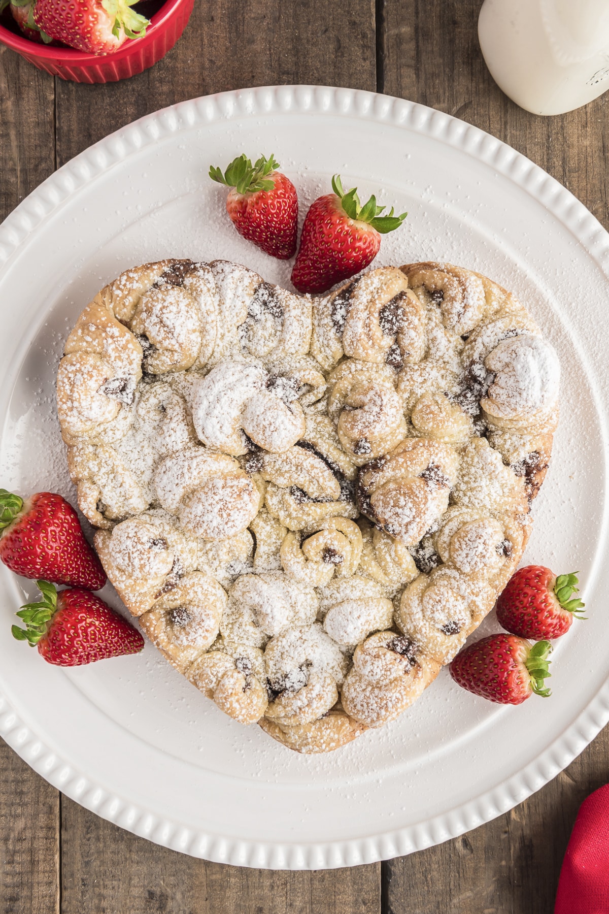 Puff Pastry Heart Cake