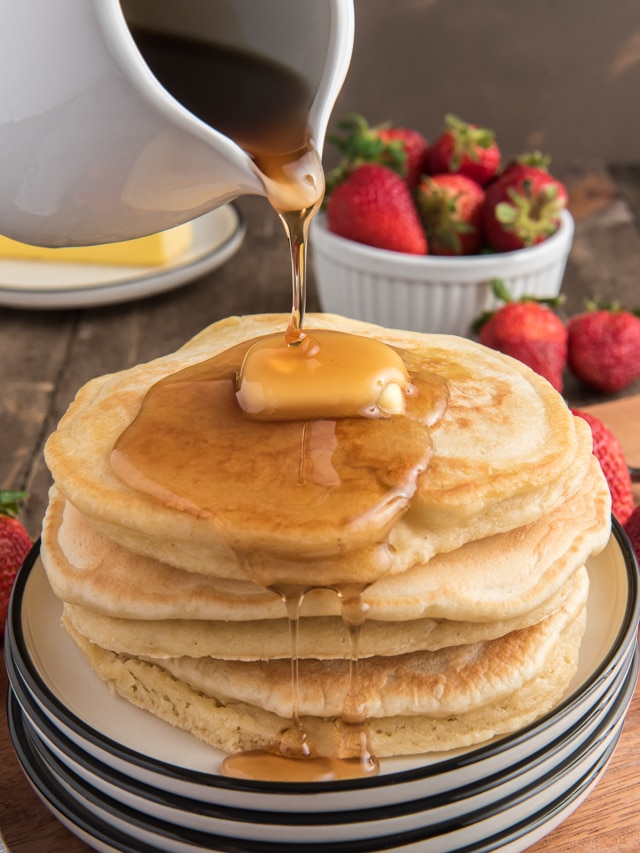 Fluffy Lactose Free Pancakes