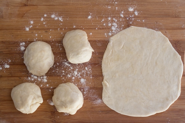 dough made for Piadina