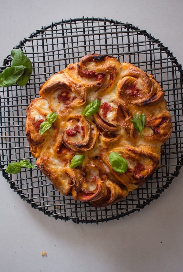 Easy Pull Apart Pizza Rose Bread An Italian In My Kitchen