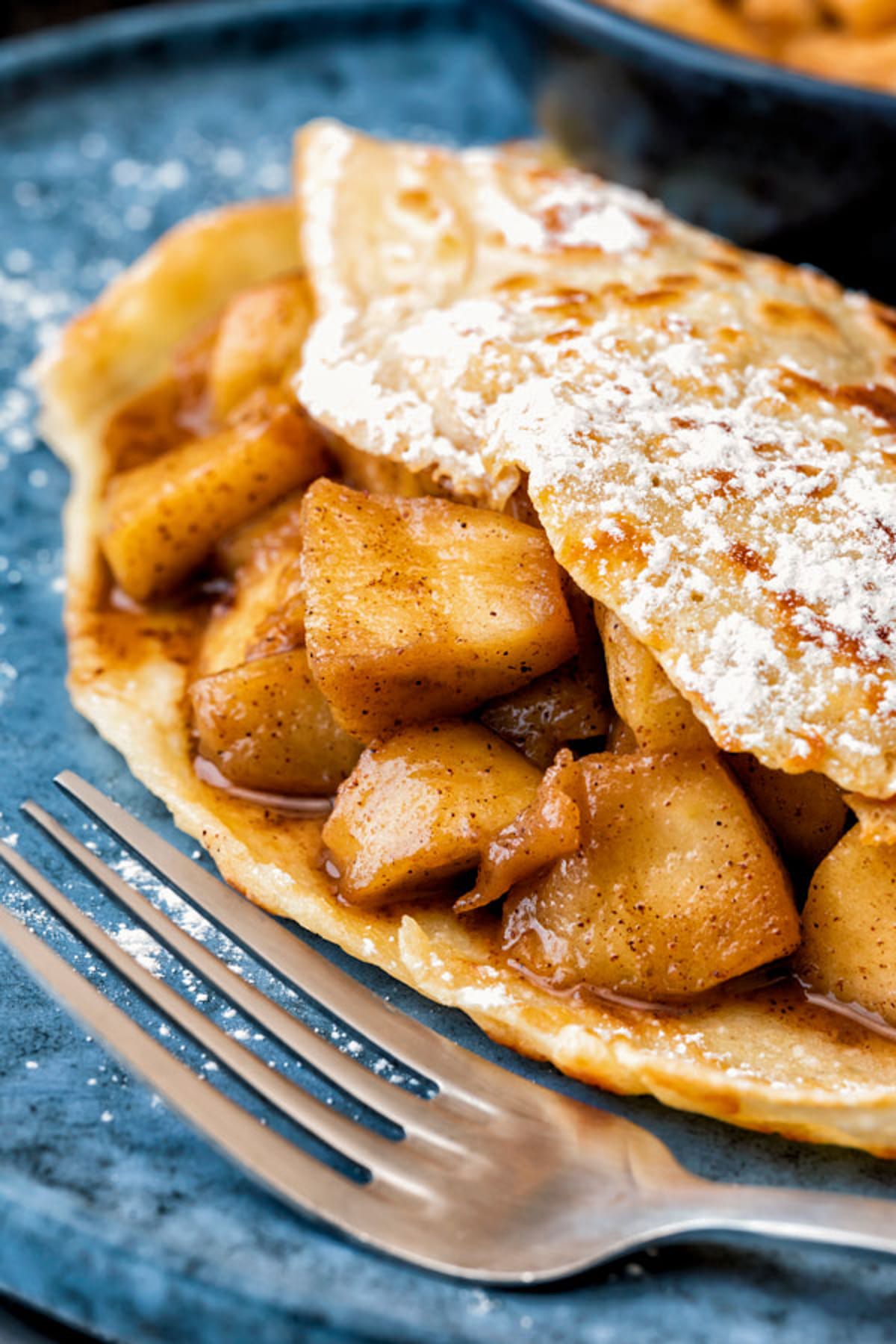 Apple Pie Cinnamon Crepes Recipe - An Italian in my Kitchen