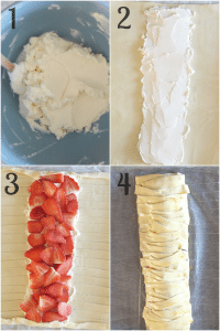 Strawberry Cream Cheese Strudel Recipe - An Italian in my Kitchen