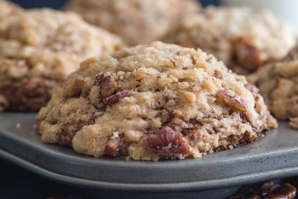 banana muffins in the tin