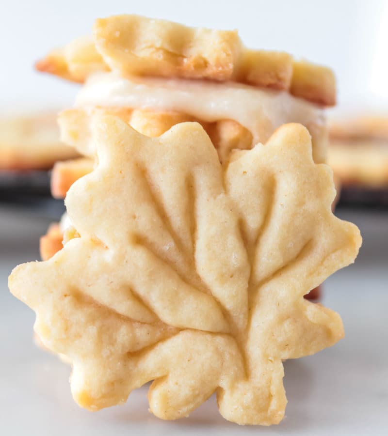 Maple Leaf Sandwich Cookies Celebrating #Canada150