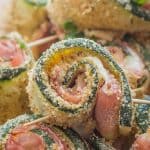 Baked Breaded Zucchini Roll-Ups are a Healthy Delicious Baked Appetizer, Side Dish or serve with a Salad and they make a yummy Main Dish.