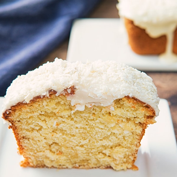 Creamy Vanilla Frosted Coconut Pound Cake An Italian In My Kitchen