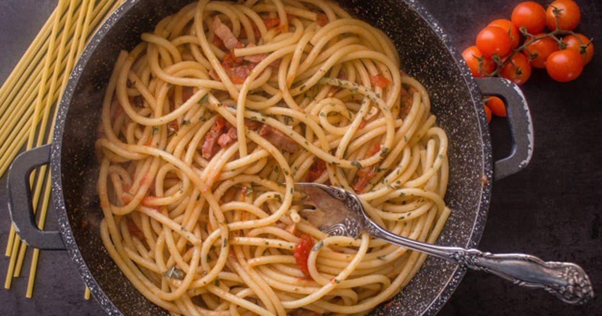 Fresh Tomato Amatriciana - An Italian in my Kitchen