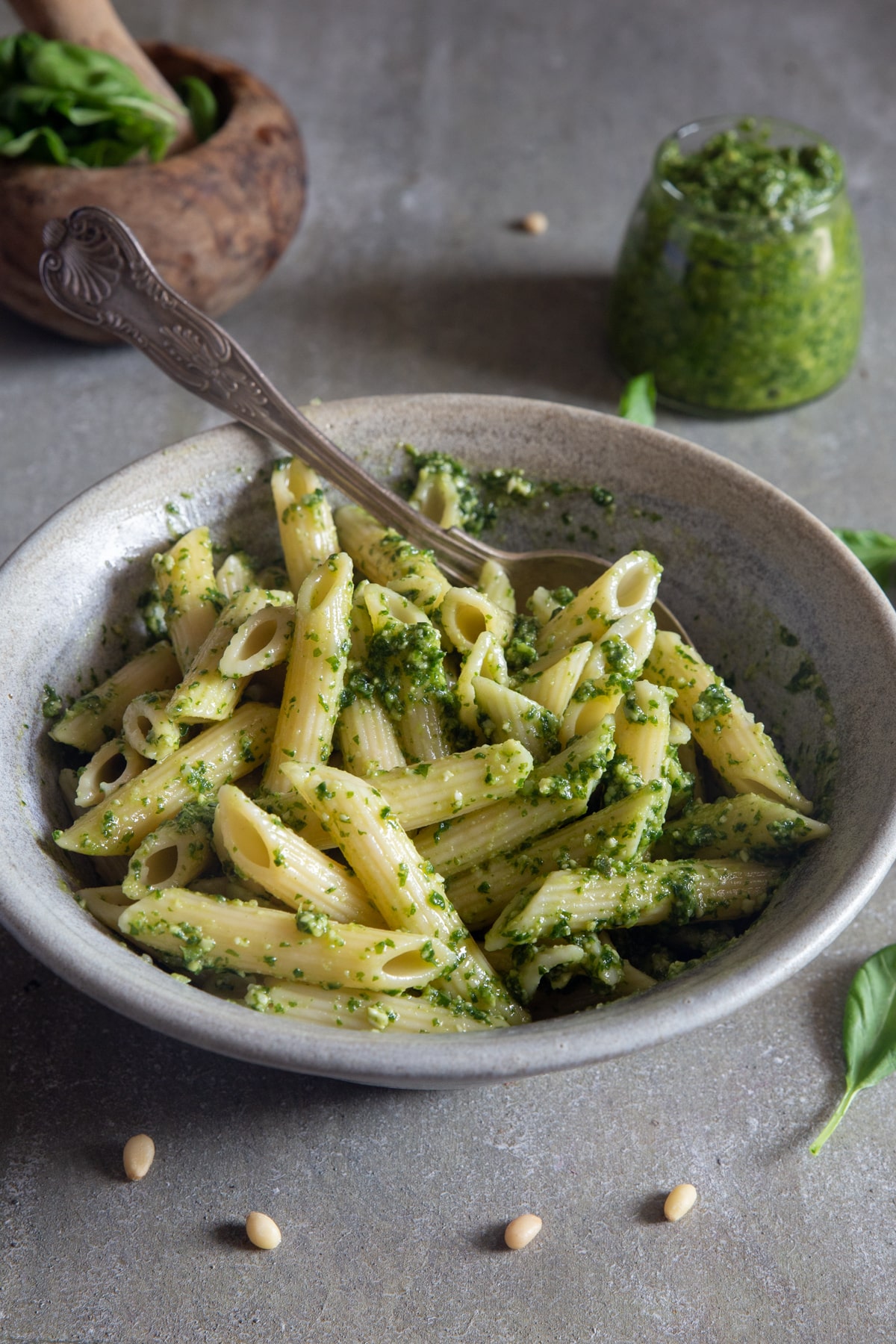 Easy Classic Basil Pesto Recipe - An Italian in my Kitchen