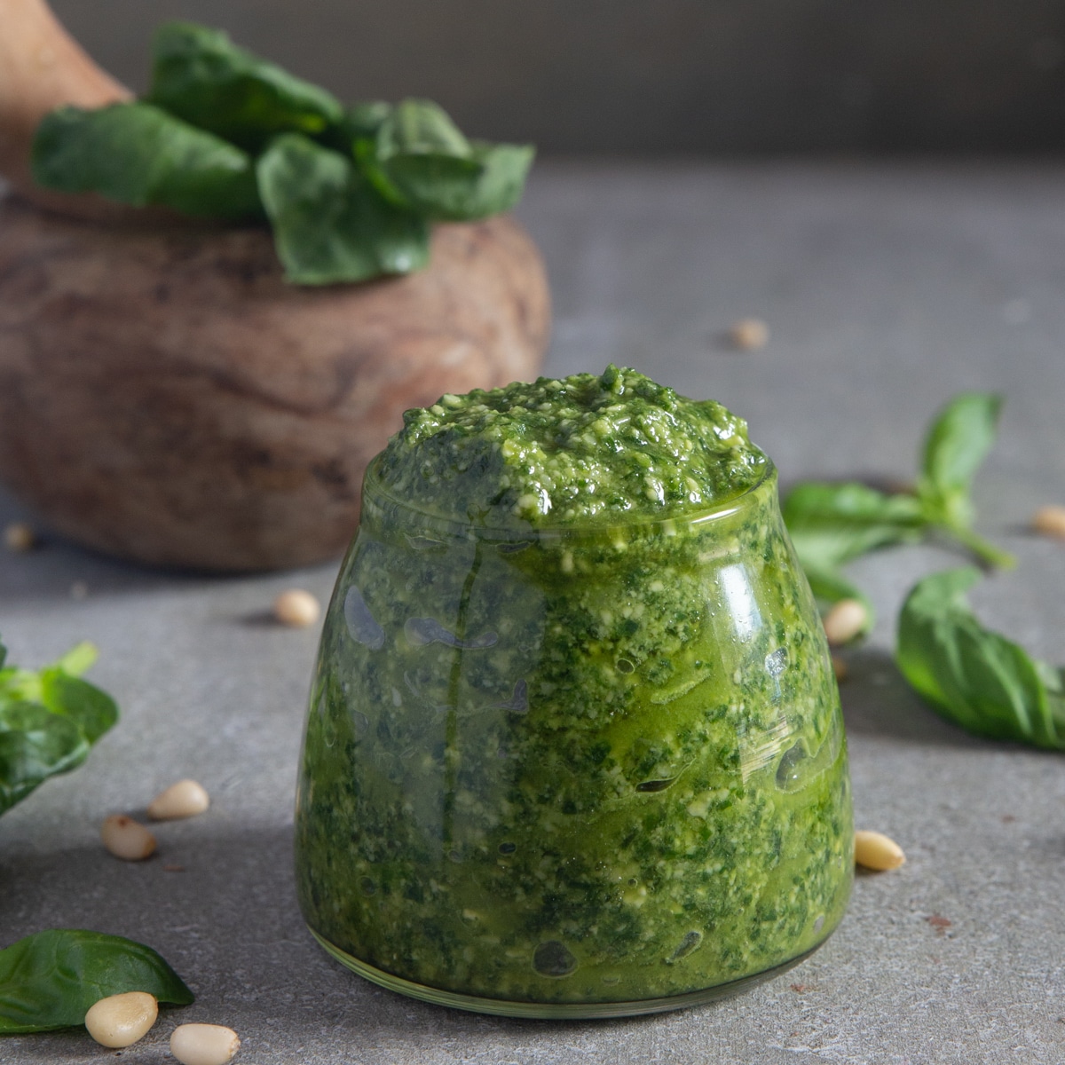 Easy Classic Basil Pesto