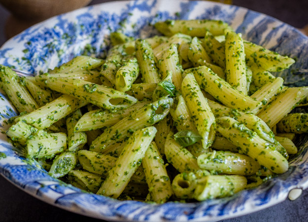 Easy Classic Basil Pesto Recipe - An Italian in my Kitchen