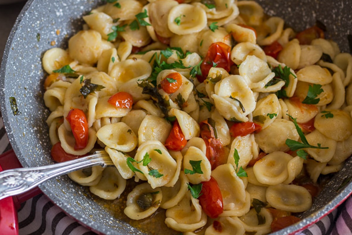 Fresh Grape Tomato Pasta Recipe An Italian in my Kitchen