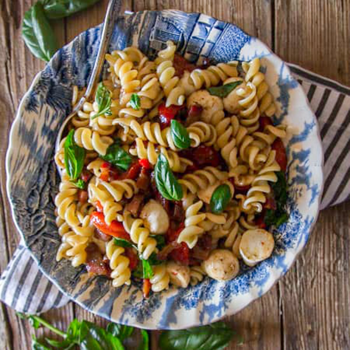 Roasted Pepper Pasta Salad