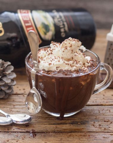Baileys Thick Italian Hot Chocolate, an easy Italian Hot Chocolate Recipe, creamy and delicious made with real chocolate.