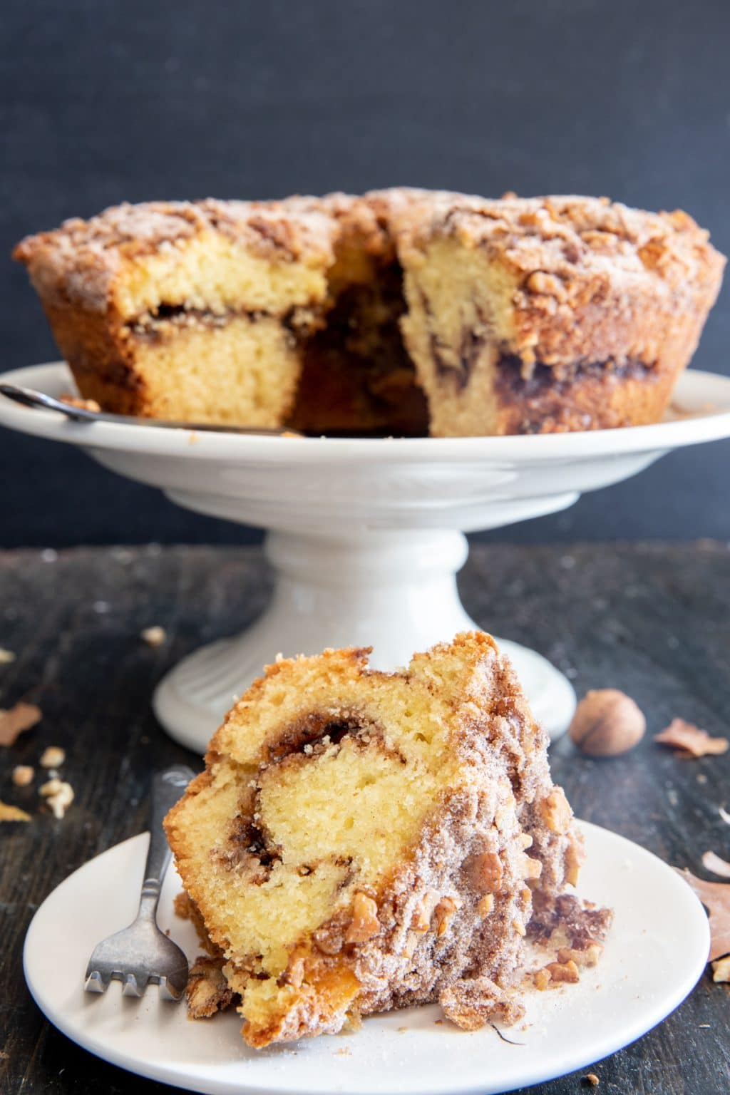 Cinnamon Walnut Coffee Cake