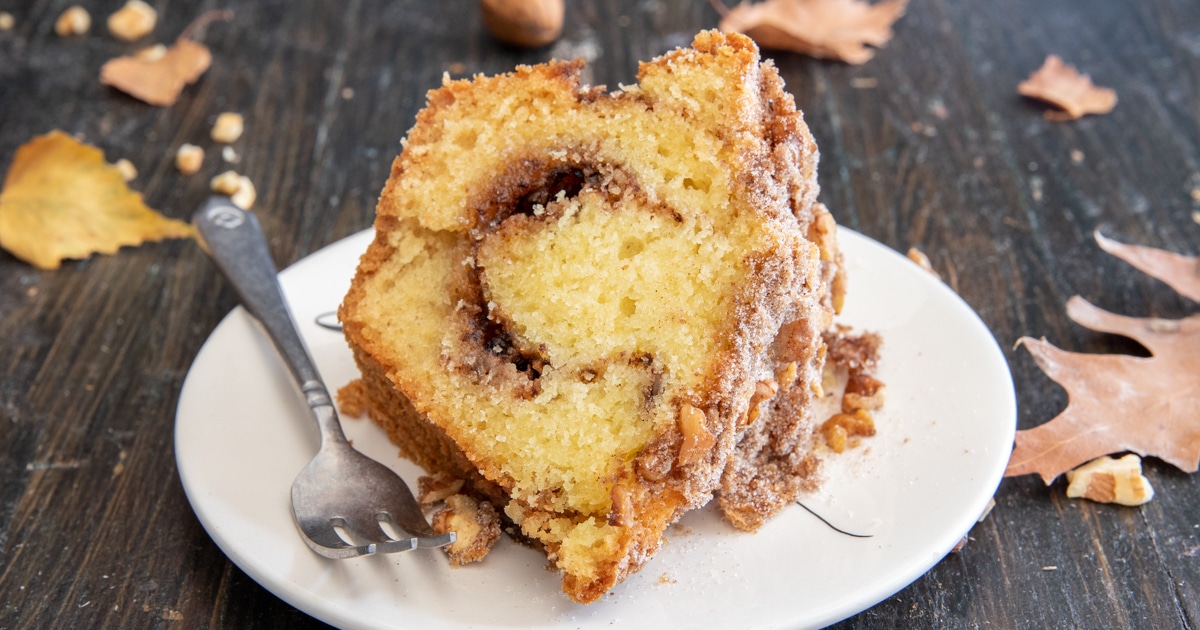 Walnut Date Bundt Coffee Cake