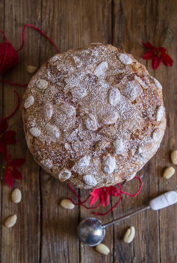 Panettone, an Italian Christmas Sweet Bread Recipe, an easy delicious yeast bread filled with raisins, candied fruit or chocolate chips.