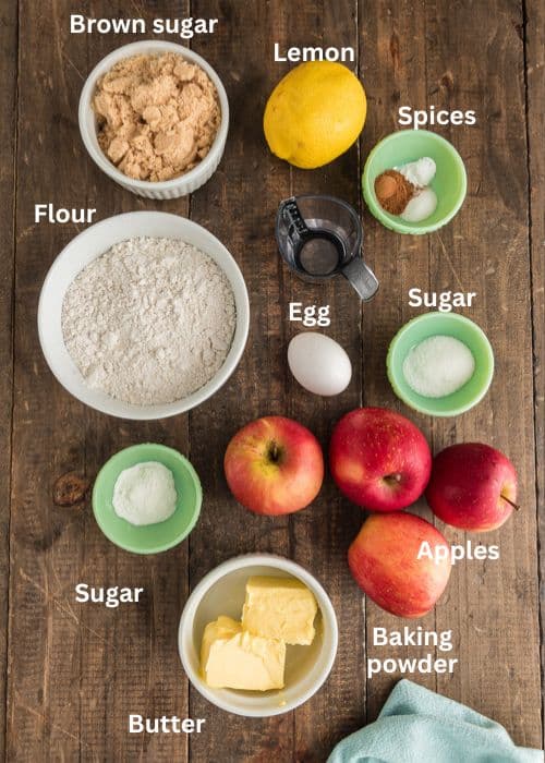 Ingredients for the recipe.