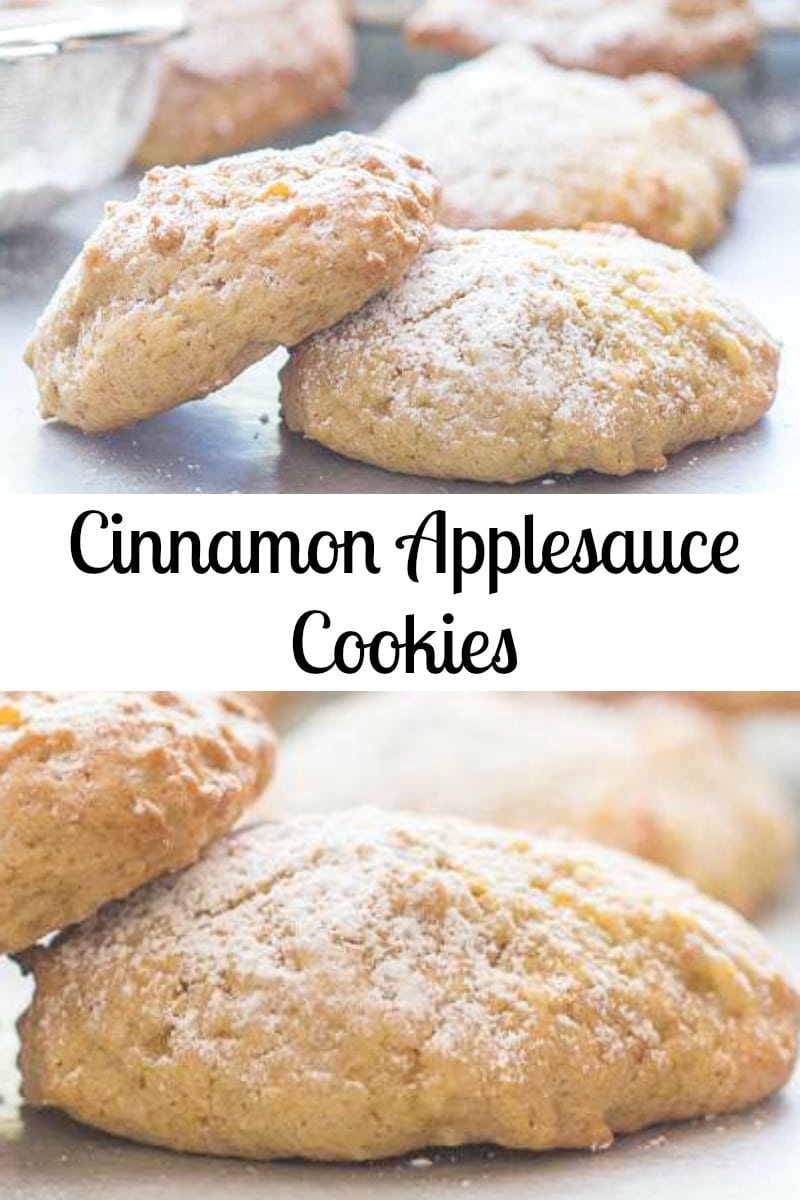 Cinnamon Applesauce Cookies - An Italian in my Kitchen
