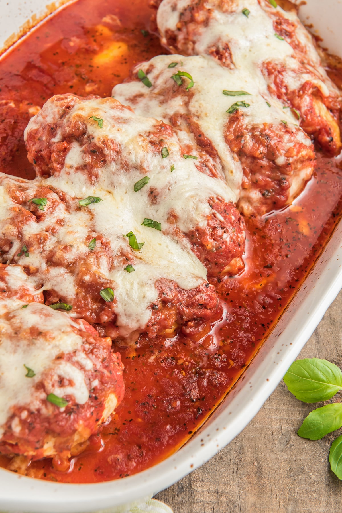 Baked Chicken Parmesan - An Italian in my Kitchen