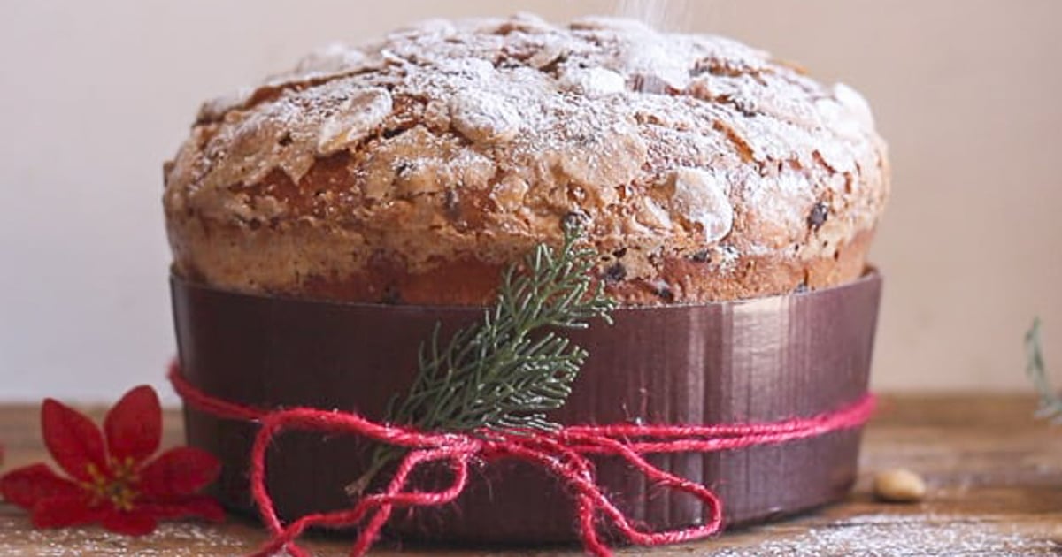 Panettone with Icing