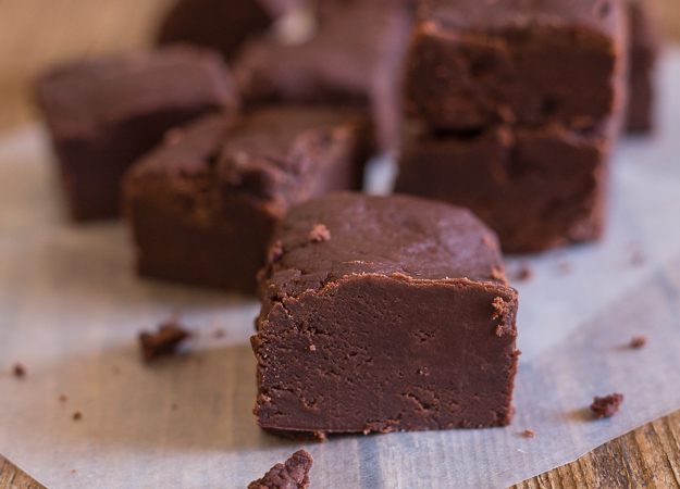 Old Fashioned Chocolate Fudge, creamy and slightly crumbly this melt in your mouth homemade fudge is the best.