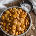Lupin Beans, or Lupini are an Italian Christmas Tradition, simple and easy these served after dinner or as a snack, delicious.