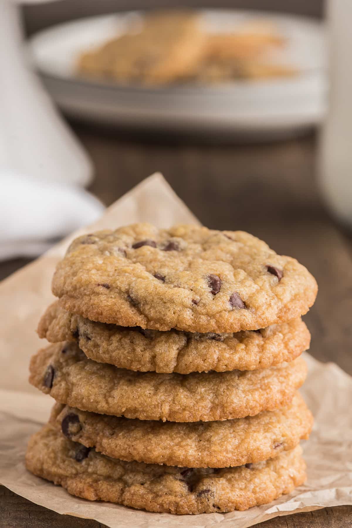 One Bowl Soft Chocolate Chip Cookies