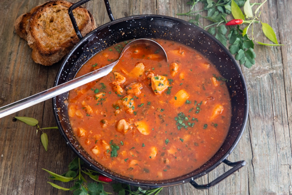 Easy Homemade Italian Fish Soup Recipe - An Italian in my Kitchen